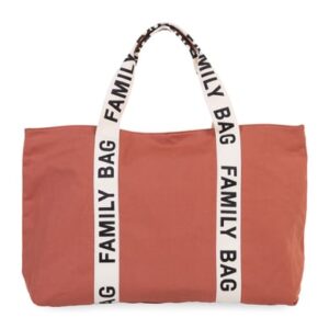 CHILDHOME Family Bag Signatur Canvas terracotta