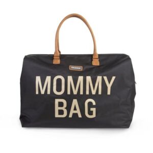 CHILDHOME Mommy Bag Groß Black Gold