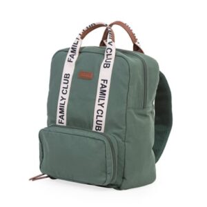 CHILDHOME Wickelrucksack Family Club Signatur Grün