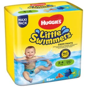 HUGGIES Schwimmwindel Little Swimmers Größe 3-4 4 x 20 Stück