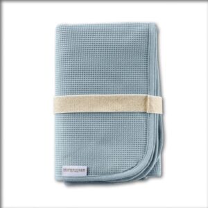 Hofbrucker Wickel Clutch Wickeltasche Mara taubenblau