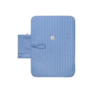 Noppies Wickelunterlage Poplin portable 50x70 cm Colony Blue