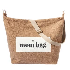 Nordic Coast Company Mom Bag Teddy Bouclé Beige