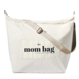 Nordic Coast Company Mom Bag Teddy Bouclé Natur