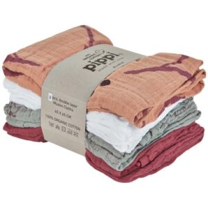 Pippi Muslin Tücher 8er Pack misty rose