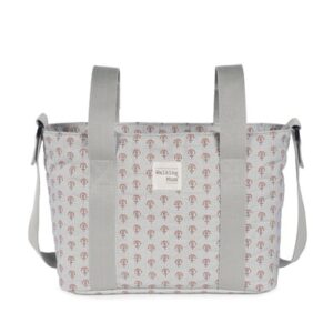 Walking Mum Crossbody Tasche Indian Lotus grau