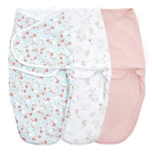 aden + anais™ essentials easy swaddle™ Wickel-Pucktuch 3er-Pack fairy tale flowers 0-3 Monate