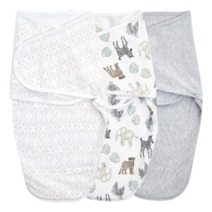 aden + anais™ essentials easy swaddle™ Wickel-Pucktuch 3er-Set toile 4-6 Monate