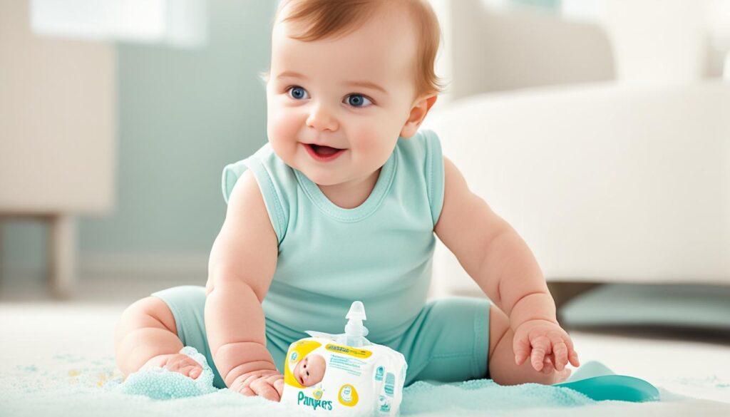 Pampers Feuchttücher Anwendung